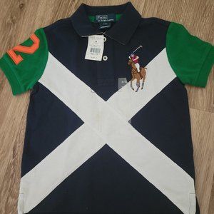 Polo Ralph Lauren Kids Shirt - Navy, Green, White, Orange
